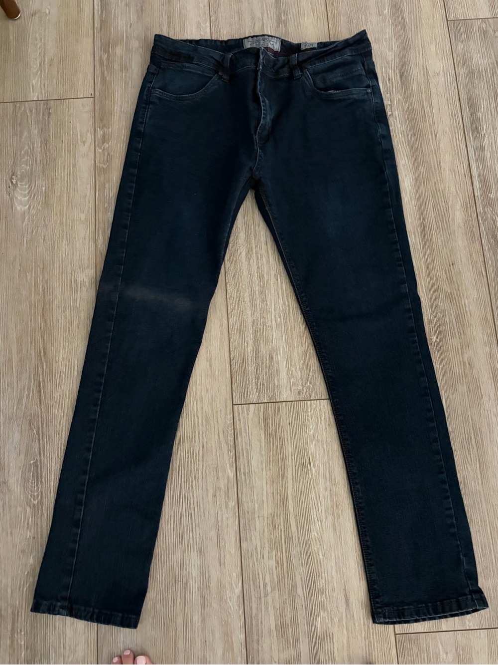 PD&C Men’s Slim Jeans in Dark Navy Black Wash